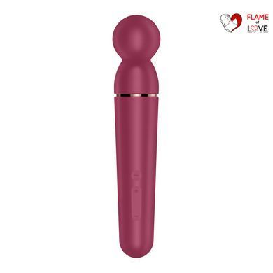 Вібромасажер Satisfyer Planet Wand-er Berry/Rosegold, дуже потужний, бездротовий