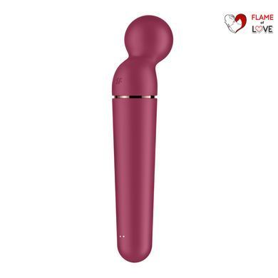 Вібромасажер Satisfyer Planet Wand-er Berry/Rosegold, дуже потужний, бездротовий
