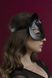 Маска кішечки Feral Feelings - Catwoman Mask, натуральна шкіра, чорна - 2