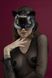 Маска кішечки Feral Feelings - Catwoman Mask, натуральна шкіра, чорна - 1