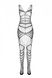 Тілесний ажурний бодістокінг зі складним вертикальним плетінням Casmir CA004 - 5