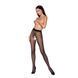 Колготки з відкритим доступом, контрастна лінія Passion TIOPEN 010 3/4 (20 den), black - 3