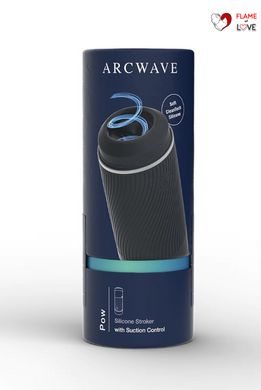 Мастурбатор преміум-класу з контролем всмоктування Arcwave Pow Stroker Black