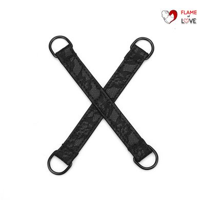 Набір Liebe Seele Black Lace and Neoprene 11pcs Bondage Kit