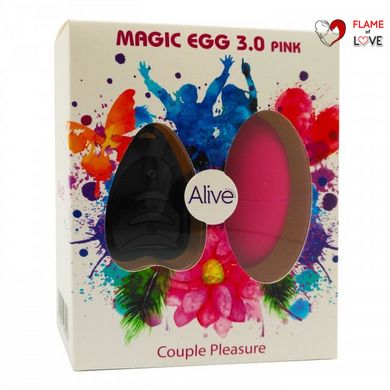 Віброяйце Alive Magic Egg 3.0 Pink із пультом ДУ