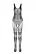 Сітчастий тілесний бодістокінг-боді з симетричним малюнком Casmir CA005 - 5