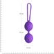 Вагінальні кульки Adrien Lastic Geisha Lastic Balls BIG Violet (L), діаметр 4 см, вага 90 гр - 2