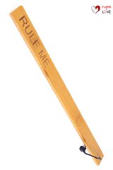 Падл Fetish Tentation — Paddle Rule Me Bamboo, упакований у ПЕ пакет