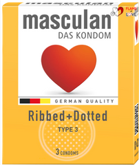 Презервативи Masculan Ribbed+Dotted 3 шт