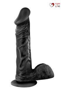 Фалоімітатор на присосці Real Body &mdash; Real Jayson Black, TPE, діаметр 4 см