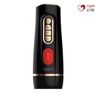 Мастурбатор Leten Masturbator v3 з вібрацією, голосом і з автоматичною зміною тугості каналу