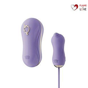 Набір 2в1 Zalo &mdash; UNICORN Violet, віброяйце + вакуумний стимулятор