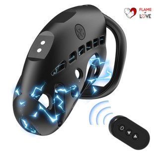 Клітка для члена з електростимуляцією LOCKINK SEVANDA Nautilus Estim Chastity Cage