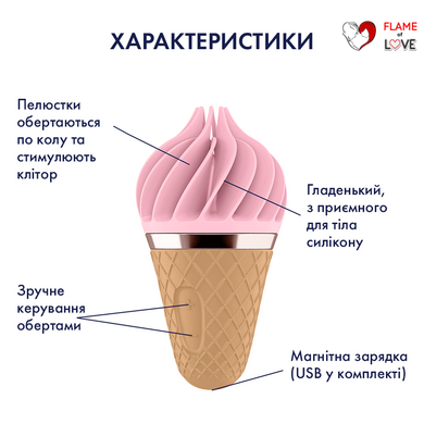 Мороженка спінатор Sweet Treat колір: рожевий Satisfyer (Німеччина)