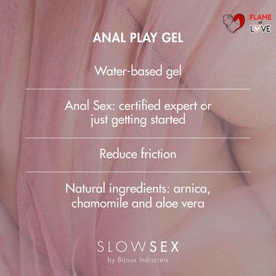 Анальний гель-змазка Bijoux Indiscrets Slow Sex Anal play gel