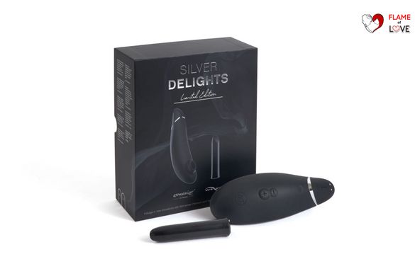 Преміальний подарунковий набір Silver Delights Collection: Womanizer Premium та We-Vibe Tango