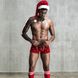 Новорічний чоловічий еротичний костюм "Улюблений Санта", One Size Red - 3