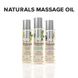 Масажна олія System JO - Naturals Massage Oil - Peppermint & Eucalyptus з натуральними ефірними олія - 5