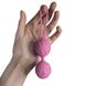 Вагінальні кульки Adrien Lastic Geisha Lastic Balls BIG Pink (L), діаметр 4 см, вага 90 гр - 5