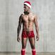 Новорічний чоловічий еротичний костюм "Улюблений Санта", One Size Red - 1