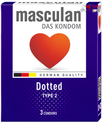 Презервативи "Dotted" - Masculan (3шт)