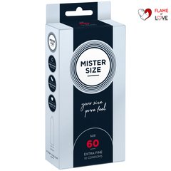 Презервативи Mister Size - pure feel - 60 (10 condoms), товщина 0,05 мм