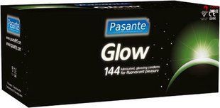 Презервативи люмінесцентні Pasante Glow латексні (ціна за упаковку, 144 шт)