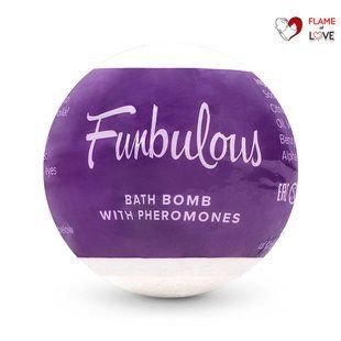 Бомбочка для ванни з феромонами Obsessive Bath bomb with pheromones Fun (100 г)
