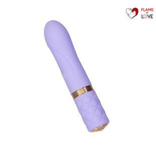 Розкішний вібратор PILLOW TALK - Special Edition Flirty Purple з кристалом Сваровські