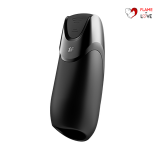 Смарт мастурбатор Men Vibration+колір: чорнийSatisfyer (Німеччина), One Size
