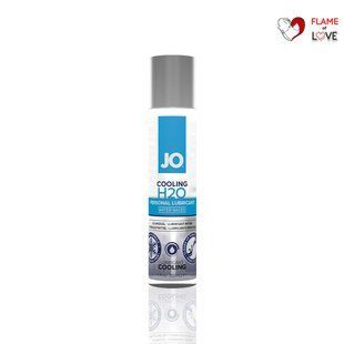 Охолоджувальна змазка на водній основі JO H2O COOLING (30 мл) з ментолом, рослинний гліцерин