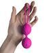 Вагінальні кульки Adrien Lastic Geisha Lastic Balls BIG Magenta (L), діаметр 4 см, вага 90 г - 5