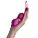 Вагінальні кульки Adrien Lastic Geisha Lastic Balls BIG Magenta (L), діаметр 4 см, вага 90 г - 6