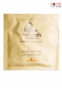 Пробник Bijoux Indiscrets Sachette Light My Fire &ndash; Caramel&Sea salt (2 мл)