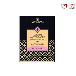 Пробник Sensuva &ndash; Natural Water-Based Cotton Candy (6 мл)