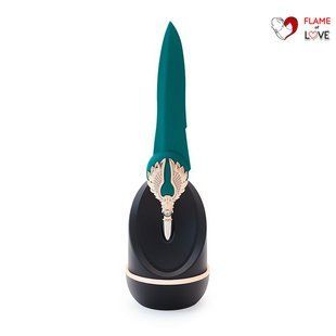 Вишуканий вібратор Knight Jenay FLOWERS & SWORD, маска, стрічка та лубрикант у комплекті