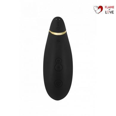Вакуумний стимулятор клітора колір: чорний Womanizer Premium