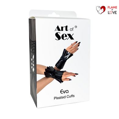 Плісовані манжети на руки Art of Sex - Eva, колір червоний