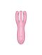 Кліторальний смарт-вібратор Satisfyer Threesome 4 Pink з трьома пальчиками - 2