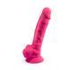Фалоімітатор SilexD Tomas Pink (MODEL 1 size 9in), двошаровий, силікон + Silexpan, діаметр 4,9см - 6