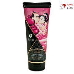 Їстівний масажний крем Shunga Kissable Massage Cream – Raspberry Feeling (200 мл)