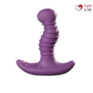 Масажер простати з вібрацією Nexus Ridge Rider Purple, макс діаметр 3,7 см, стимулюючий рельєф