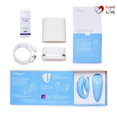 Вібратор для пар We-Vibe Chorus колір: блакитний We-Vibe