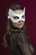 Маска кішечки Feral Feelings - Kitten Mask, натуральна шкіра, біла - 4