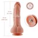 Ультрареалістичний фалоімітатор для секс-машин Hismith 8.3″ 2-layers Silicone Flesh Dildo, 2-шаровий - 7