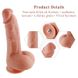 Ультрареалістичний фалоімітатор для секс-машин Hismith 8.3″ 2-layers Silicone Flesh Dildo, 2-шаровий - 2