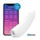 Вакуумний кліторальний стимулятор Satisfyer Curvy 1+ White з керуванням через інтернет - 1