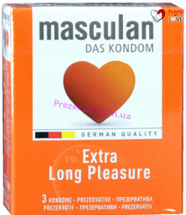 Презервативи "Extra Long Pleasure" - Masculan (3шт)