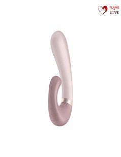 Смарт вібратор-кролик із підігрівом Satisfyer Heat Wave Mauve