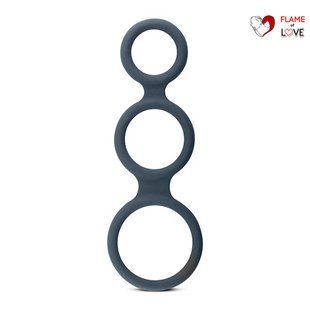 Потрійне силіконове кільце Boners для пеніса Triple Ring